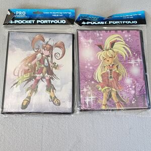 Ultra*Pro Gaming Series 4-Pocket Portfolio. Holds 40 Cards Each Lot of 2 sealed